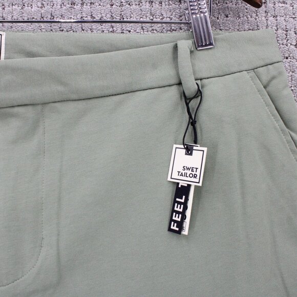 Swet Tailor Chino Shorts Mens Size 40 Brown/Tan Performance Lightweight NWT - Picture 2 of 10